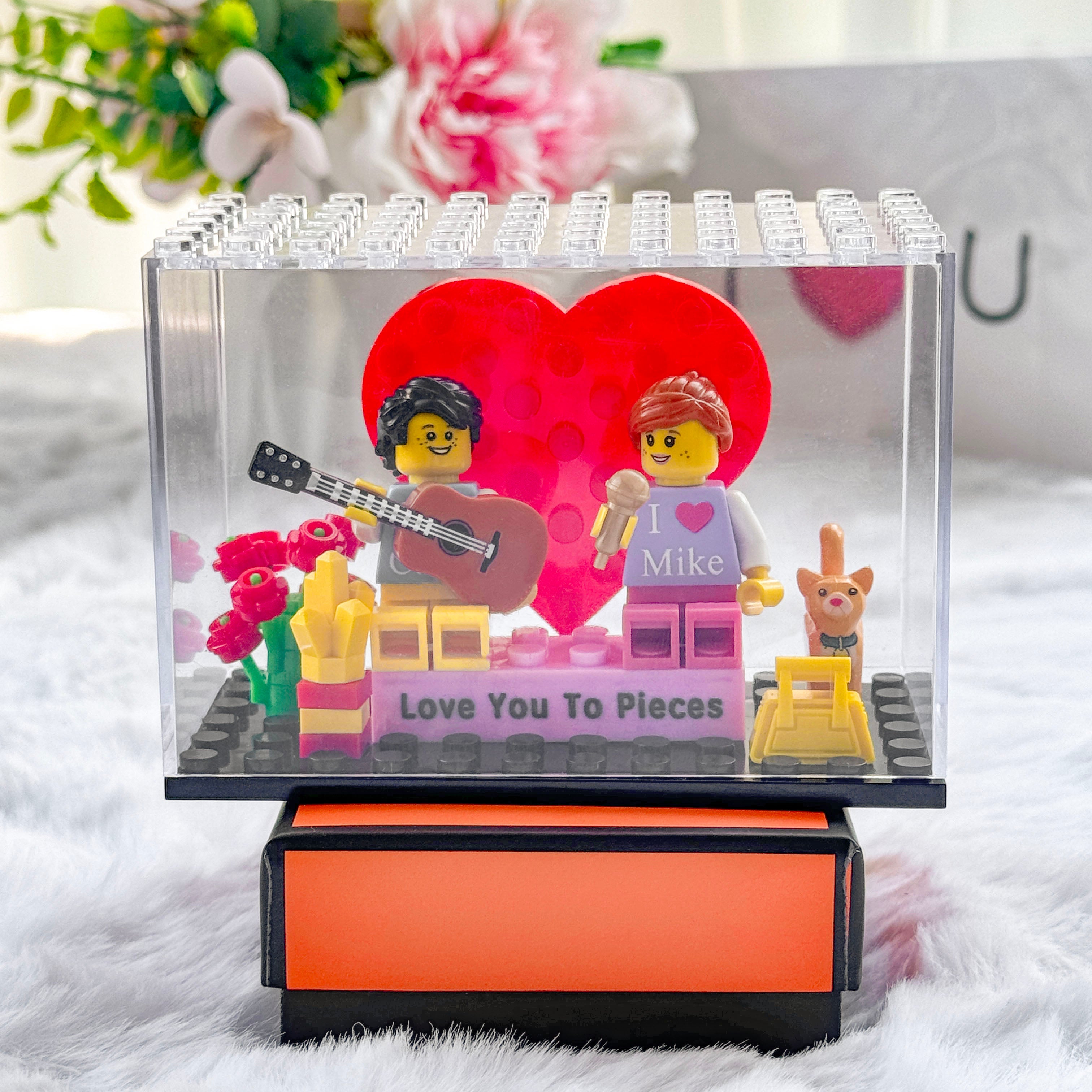 ersonalized Custom Couple Mini Brick Figures | Romantic Gift Set