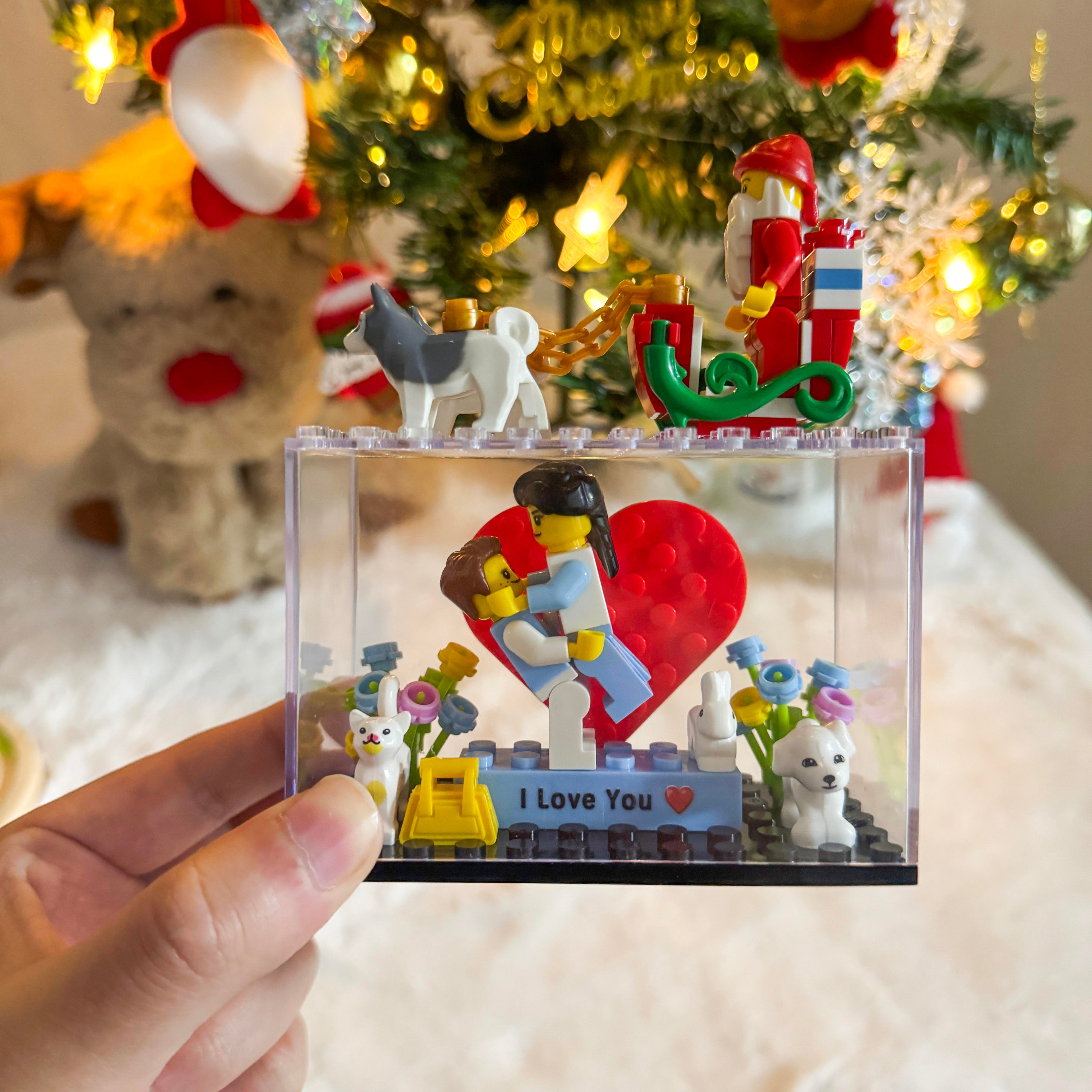 ersonalized Custom Couple Mini Brick Figures | Romantic Gift Set