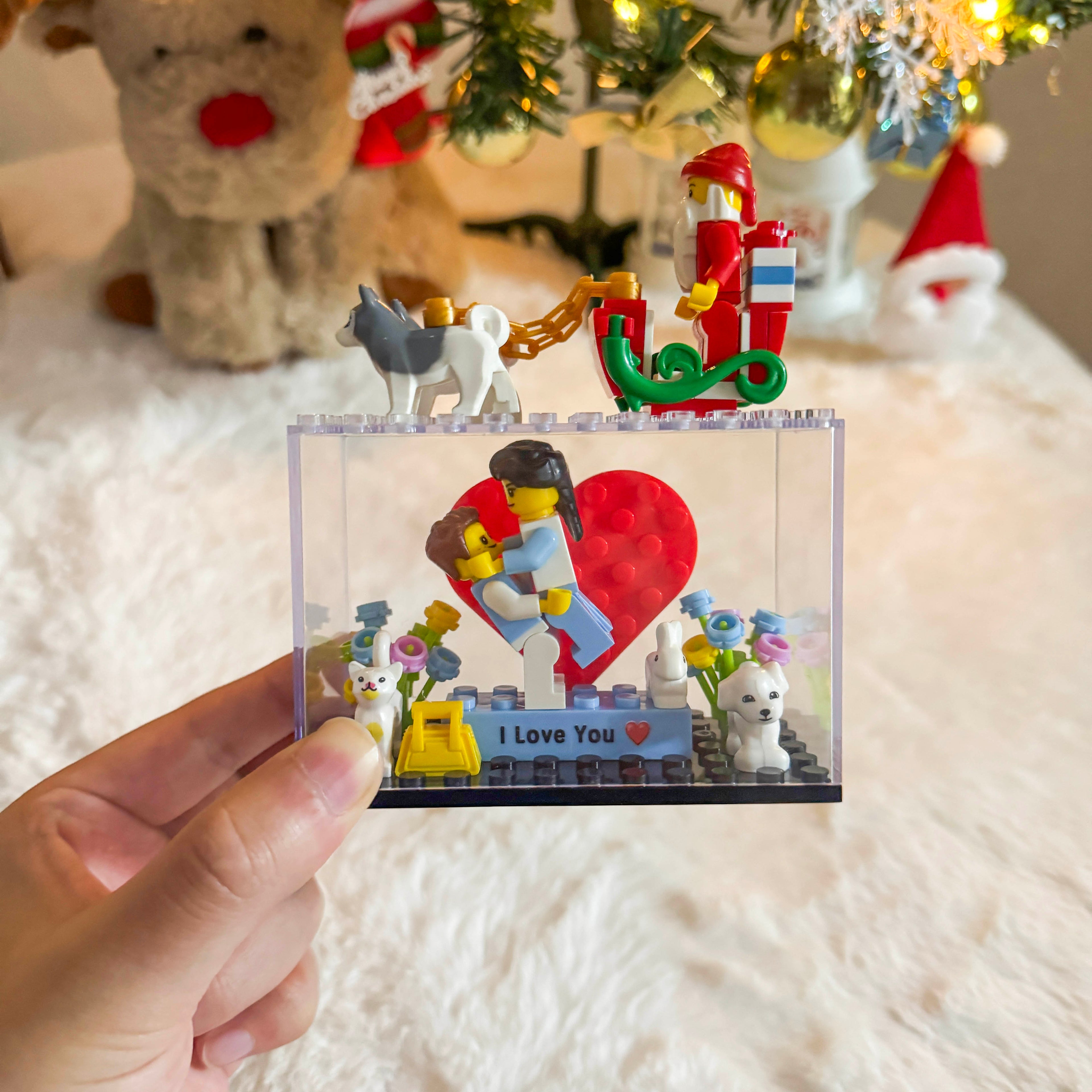 ersonalized Custom Couple Mini Brick Figures | Romantic Gift Set